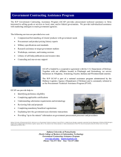 Program Information - Indiana University of Pennsylvania