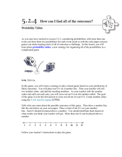As you may have noticed in Lesson 5.2.3, considering probabilities