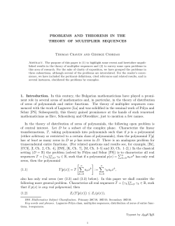 Problems and theorems in the theory of multiplier sequences