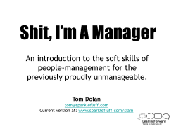 Shit, I`m A Manager