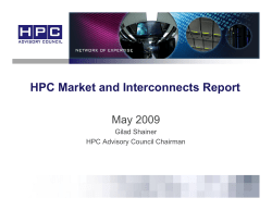 HPC Market and Interconnects Report
