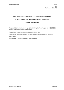 5 - general description of static uninterruptible power system
