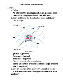 Unit 10 Review Sheet Answer Key