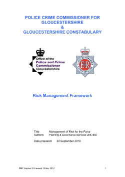 Risk Management Framework
