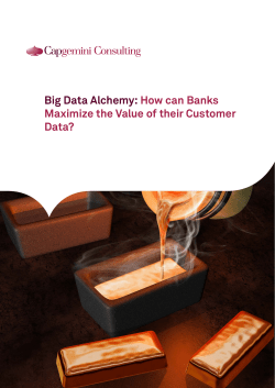Big Data Alchemy: How can Banks Maximize the Value of their