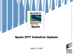Spain DTT Sony Corp 3_2_06
