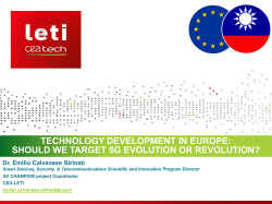 5G Technology development in EU