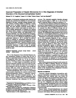 Improved Preparation of Hepatic Microsomes for