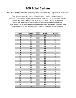 100 Point System