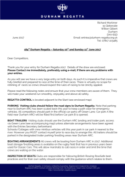 Competitors Instructions