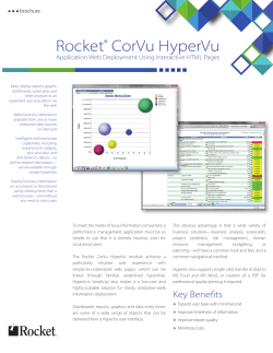 Rocket&reg; CorVu HyperVu