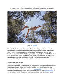 STRIVE Summer Article - Strive Collegiate Academy