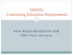 MSHSL Coaches Education - Goodhue Public Schools