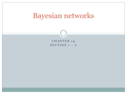 Bayesian networks
