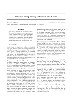 Friend-or-Foe Q-learning in General