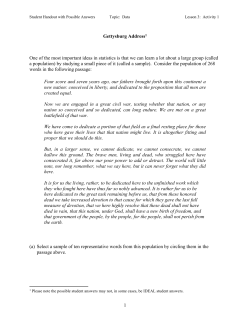 Gettysburg Address