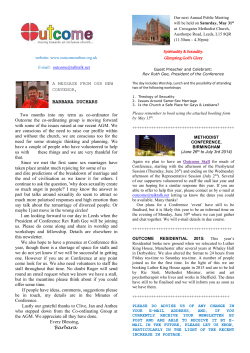Newsletter April 2014