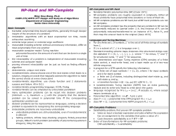 NP-Hard and NP-Complete - cse.scu.edu