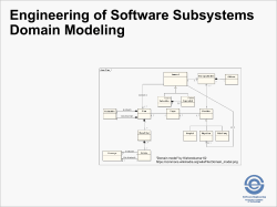 0306-362 Engineering of Software Subsystems