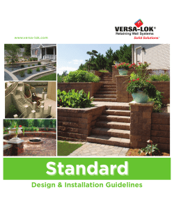 Versa-Lok Standard Guide