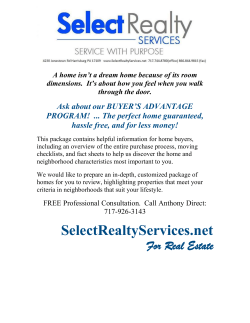 SRS BuyersGuide 2014 - Select Realty Services