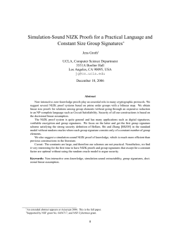 Simulation-Sound NIZK Proofs for a Practical Language and