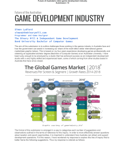 GAME DEVELOPMENT INDUSTRY