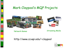 2010 MQP Projects