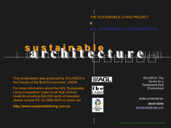 Sustainable Architecture