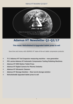 Adamus HT Newsletter Q1