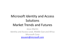 Microsoft Identity and Access Solutions Market