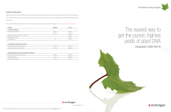 The easiest way to get the purest, highest yields of plant DNA