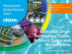 Biosolids Dryer Technology Types, Product Types and Market Value