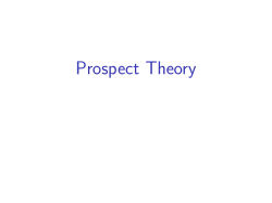 Prospect Theory - Christos A. Ioannou