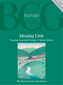 Focusing Corporate Strategy on Value Creation