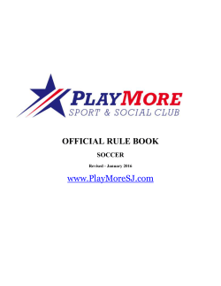official rule book soccer