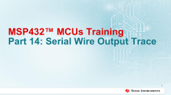MSP432 Training Series - TI Training
