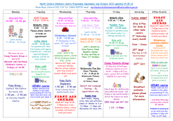 North Oxford Children*s Centre