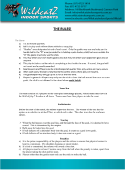 the rules! - Wildcatz Indoor Sports