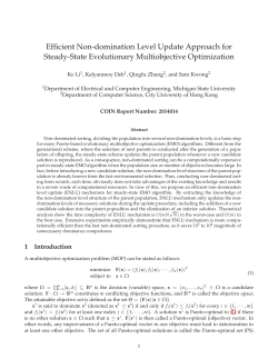 Efficient Non-domination Level Update Approach for Steady