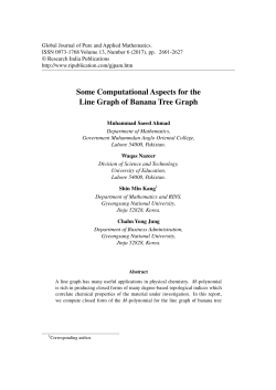 Some Computational Aspects for the Line Graph of Banana Tree