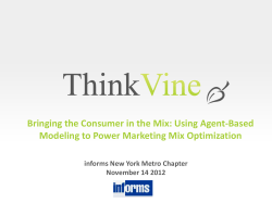 Using Agent-Based Modeling to Power Marketing