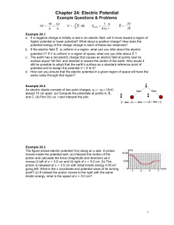Chapter 23: Gauss* Law