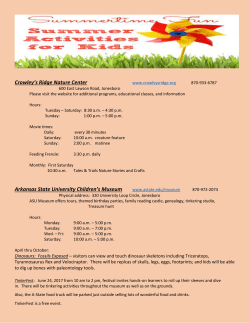 summer activities for kids 2017