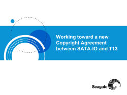 HP ES &ndash; Seagate Roadmap Alignment Mtg Sept 9, 2008 1