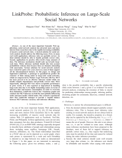 LinkProbe: Probabilistic Inference on Large