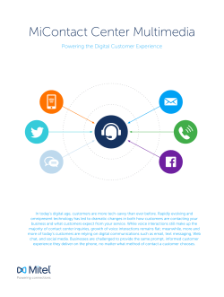 MiContact Center Multimedia