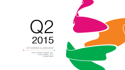 DETNOR - Presentation Q2 2015