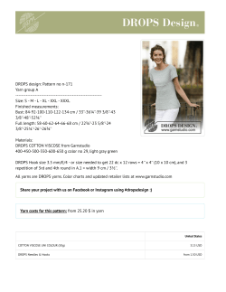 Lady Ascot - Crochet DROPS top with fan pattern and round yoke