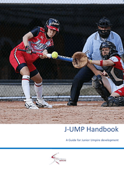Junior Umpire (J-Ump) Handbook